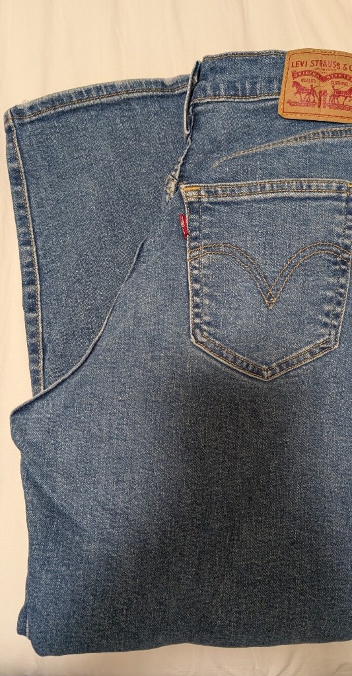 Levi's Jean Ribcage Straight Ankle Size 27 - Picture 2 of 5
